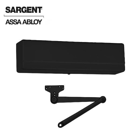 Sargent 1431 Series Surface Mechanical Closer Heavy Duty Parallel Arm Black Suede Powder Coat SRG-1431-P10-BSP
